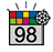 98 - All colours, assorted